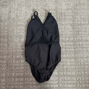 Black dance leotard